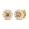 Thumbnail Image 1 of Previously Owned Le Vian Diamond Stud Earrings 1/2 ct tw 14K Honey Gold