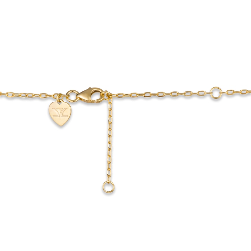 Main Image 4 of Previously Owned Godiva x Le Vian Diamond Heart Necklace 3/8 ct tw 14K Honey Gold 19&quot;