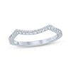 Thumbnail Image 0 of Previously Owned Monique Lhuillier Bliss Diamond Wedding Band 1/5 ct tw Round-cut 18K White Gold