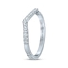 Thumbnail Image 1 of Previously Owned Monique Lhuillier Bliss Diamond Wedding Band 1/5 ct tw Round-cut 18K White Gold