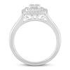 Thumbnail Image 1 of Previously Owned Diamond Engagement Ring 3/4 ct tw Princess & Round-cut 14K White Gold