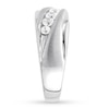 Thumbnail Image 3 of Previously Owned Men's Diamond Band 1/2 ct tw Round-cut 10K White Gold