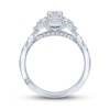 Thumbnail Image 3 of Previously Owned Monique Lhuillier Bliss Diamond Engagement Ring 1-1/8 ct tw Round & Marquise-cut 18K White Gold