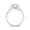 Thumbnail Image 3 of Previously Owned Diamond Engagement Ring 1/3 ct tw Round-cut 10K White Gold Size 8