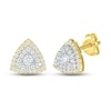 Thumbnail Image 1 of Previously Owned Diamond Stud Earrings 1/2 ct tw Round-cut 10K Yellow Gold