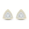 Thumbnail Image 2 of Previously Owned Diamond Stud Earrings 1/2 ct tw Round-cut 10K Yellow Gold