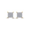 Thumbnail Image 2 of Previously Owned Men's Diamond Stud Earrings 1/4 ct tw Round-cut 10K Yellow Gold