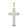 Thumbnail Image 0 of Previously Owned Men's Diamond Cross Charm 1 ct tw Round-cut 10K Yellow Gold