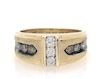 Thumbnail Image 1 of Previously Owned Men’s Brown and White Diamond Ring 1 ct tw 10K Yellow Gold