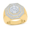 Thumbnail Image 1 of Previously Owned Men's Diamond Hexagon Ring 2 ct tw Round-cut 10K Yellow Gold