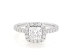 Thumbnail Image 0 of Previously Owned THE LEO Legacy Lab-Grown Diamond Princess-Cut Engagement Ring 1-3/8 ct tw 14K White Gold