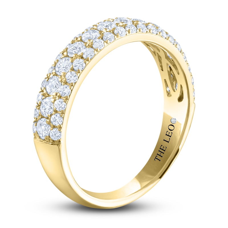 Main Image 2 of Previously Owned THE LEO Diamond Anniversary Band 1 ct tw Round-cut 14K Yellow Gold