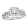 Thumbnail Image 1 of Previously Owned Neil Lane Diamond Engagement Ring 1-1/4 ct tw Princess/Round 14K White Gold