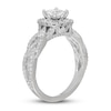 Thumbnail Image 2 of Previously Owned Neil Lane Diamond Engagement Ring 1-1/4 ct tw Princess/Round 14K White Gold