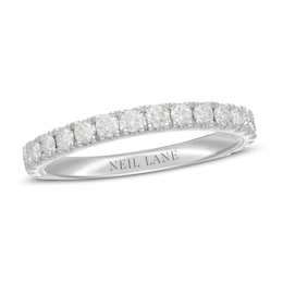 Previously Owned Neil Lane Diamond Wedding Band 5/8 ct tw Round-cut 14K White Gold