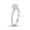 Thumbnail Image 3 of Previously Owned Monique Lhuillier Bliss Diamond Engagement Ring 1-1/3 ct tw Round-cut 18K White Gold