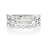 Thumbnail Image 1 of Previously Owned Neil Lane Premiere Diamond Anniversary Ring 2 ct tw Round, Pear & Baguette 14K White Gold