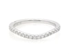 Thumbnail Image 0 of Previously Owned Monique Lhuillier Bliss Diamond Contour Wedding Band 1/4 ct tw Round-cut 18K White Gold