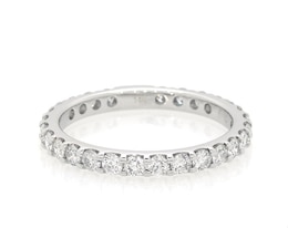 Previously Owned Diamond Sizeable Eternity Ring 1 ct tw 14K White Gold