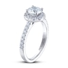 Thumbnail Image 1 of Previously Owned THE LEO Ideal Cut Diamond Engagement Ring 1-1/3 ct tw 14K White Gold