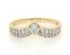Thumbnail Image 0 of Previously Owned Princess-Cut Diamond Chevron Fashion Ring 1/2 ct tw 14K Yellow Gold Size 7