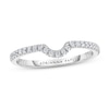 Thumbnail Image 1 of Previously Owned Adrianna Papell Diamond Wedding Band 1/8 ct tw 14K White Gold