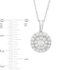 Thumbnail Image 2 of Previously Owned Multi-Diamond Necklace 1 ct tw Round-Cut 10K White Gold 18&quot;