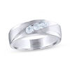 Thumbnail Image 0 of Previously Owned Men's THE LEO Ideal Cut Diamond Wedding Band 1/2 ct tw 14K White Gold