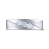 Thumbnail Image 2 of Previously Owned Men's THE LEO Ideal Cut Diamond Wedding Band 1/2 ct tw 14K White Gold