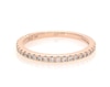 Thumbnail Image 0 of Previously Owned Monique Lhuillier Bliss Diamond Wedding Band 1/4 ct tw Round-cut 18K Rose Gold