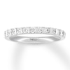 Thumbnail Image 1 of Previously Owned THE LEO Diamond Wedding Band 1/2 ct tw Round-cut 14K White Gold