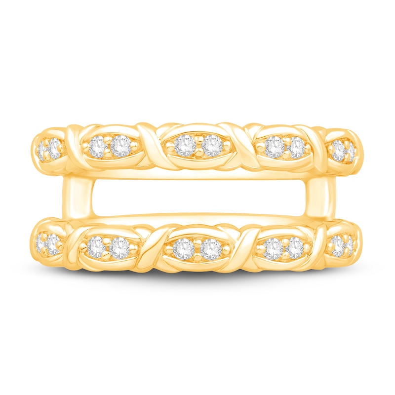 Main Image 3 of Previously Owned Diamond Enhancer Ring 1/5 ct tw Round-cut 14K Yellow Gold