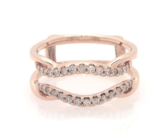 Previously Owned Diamond Enhancer Ring 1/5 ct tw 14K Rose Gold