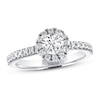 Thumbnail Image 1 of Previously Owned THE LEO Diamond Engagement Ring 3/4 ct tw Round-cut 14K White Gold