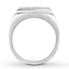 Thumbnail Image 2 of Previously Owned Men's Diamond Ring 1 ct tw Round-cut 10K White Gold