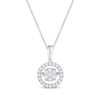 Thumbnail Image 1 of Previously Owned Unstoppable Love Diamond Necklace 1/3 ct tw Round-Cut 10K White Gold 19&quot;