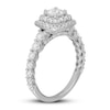 Thumbnail Image 2 of Previously Owned Neil Lane Diamond Engagement Ring 1-1/2 ct tw Cushion/Round 14K White Gold