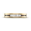 Thumbnail Image 3 of Previously Owned Men's Diamond Wedding Band 1/3 ct tw Square-cut 10K Yellow Gold