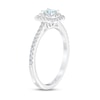 Thumbnail Image 2 of Previously Owned THE LEO First Light Diamond Engagement Ring 1/2 ct tw Princess/Round 14K White Gold