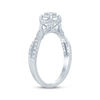 Thumbnail Image 2 of Previously Owned Diamond Twist Engagement Ring 1/2 ct tw Round-cut 10K White Gold