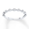 Thumbnail Image 1 of Previously Owned Stackable Diamond Ring 1/10 ct tw Round-cut 10K White Gold