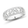 Thumbnail Image 0 of Previously Owned Diamond Ring 1/2 ct tw Baguette & Round-cut 10K White Gold
