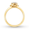 Thumbnail Image 1 of Previously Owned Diamond Engagement Ring 1/5 ct tw Round-cut 14K Yellow Gold