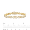 Thumbnail Image 2 of Previously Owned Diamond Infinity Bracelet 1 ct tw Baguette & Round-cut 10K Yellow Gold 7"