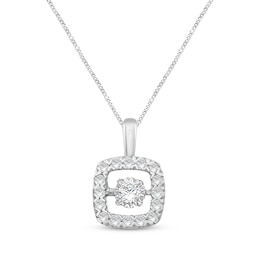 Previously Owned Unstoppable Love Diamond Necklace 5/8 ct tw Round-Cut 10K White Gold 19&quot;