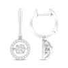 Thumbnail Image 1 of Previously Owned Unstoppable Love Diamond Earrings 3/8 ct tw Round-cut 10K White Gold