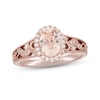 Thumbnail Image 1 of Previously Owned Neil Lane Morganite & Diamond Engagement Ring 1/3 ct tw Round-cut 14K Rose Gold