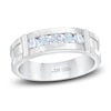 Thumbnail Image 1 of Previously Owned Men's THE LEO First Light Diamond Wedding Band 1/2 ct tw 14K White Gold