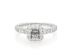 Thumbnail Image 0 of Previously Owned Neil Lane Diamond Halo Engagement Ring Setting 5/8 ct tw 14K White Gold Size 7