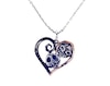 Thumbnail Image 0 of Previously Owned Disney Treasures The Nightmare Before Christmas Diamond Necklace 1/15 ct tw Sterling Silver & 10K Rose Gold 19"